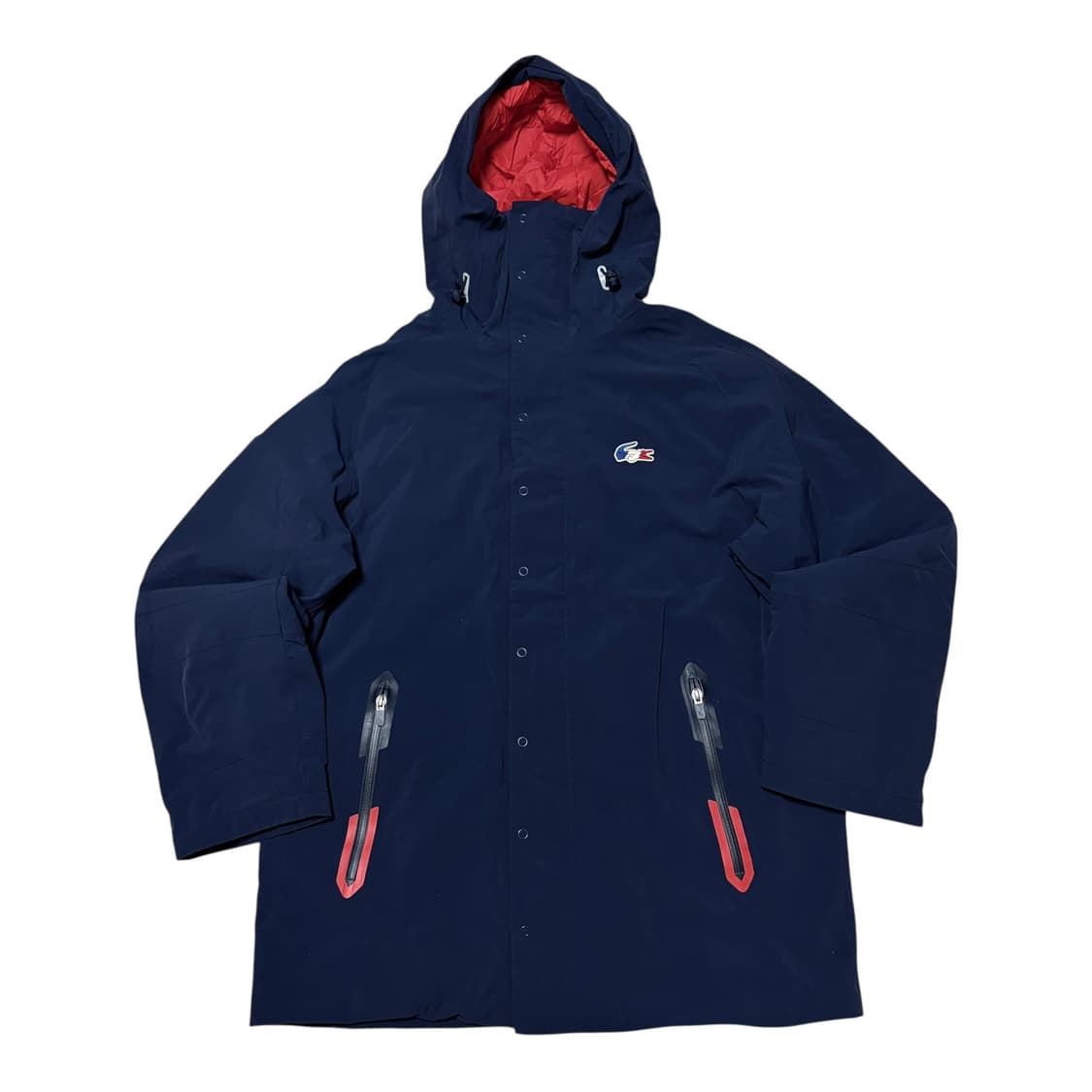 라코스테 딥네이비 투웨이 바람막이 점퍼 상품이미지1