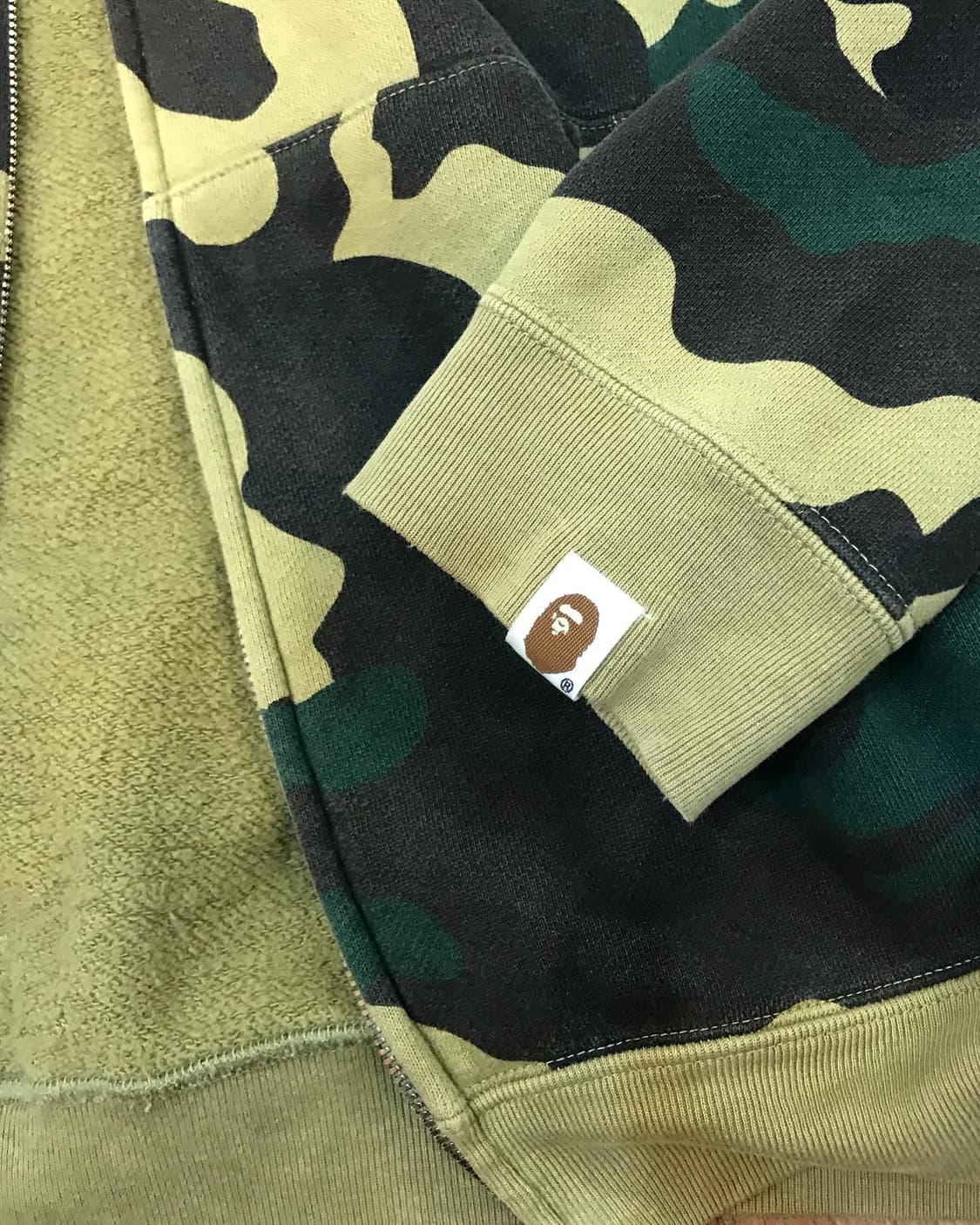 Bape Camouflage Two-way Hood Zip-Up  상품이미지6