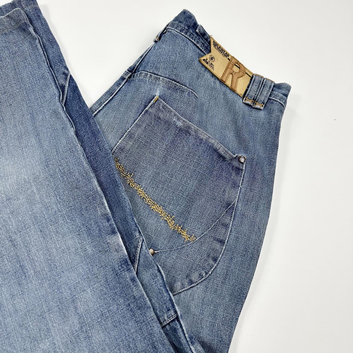 VTG 빈티지 패치워크 데님팬츠 (34인치) 상품이미지1