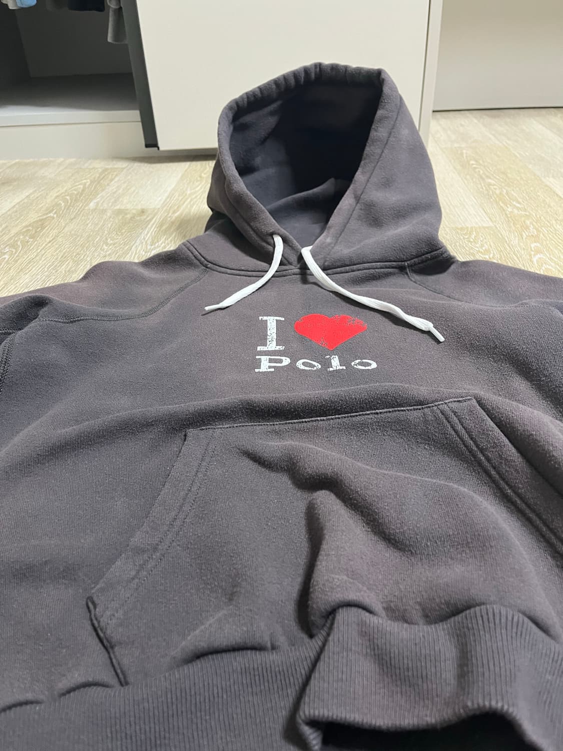 I Love polo후드티 상품이미지3