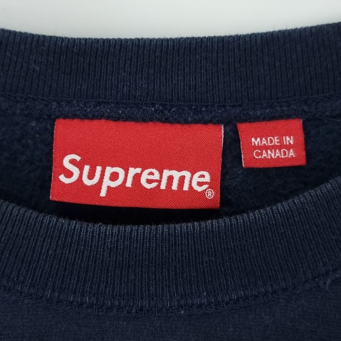 슈프림 S 로고 크루넥 스웻 셔츠 맨투맨 네이비 P01137  상품이미지8