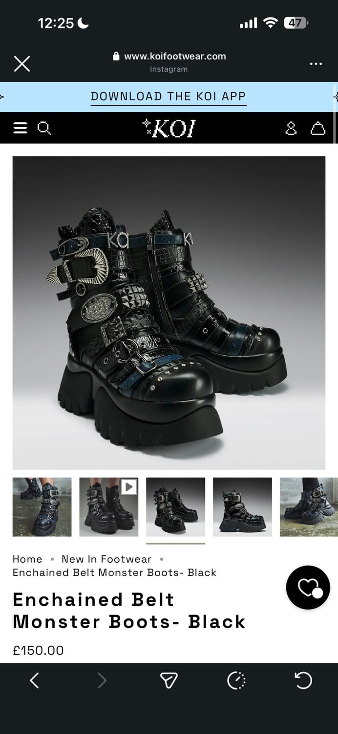 koifootwear belt boots 상품이미지2