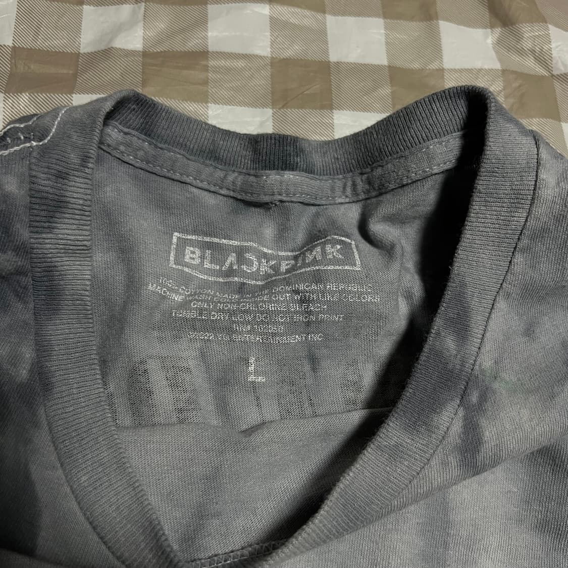 블랙핑크 2022 월드투어 타이다이 반팔 L 굿즈 반팔티 나염 블핑 상품이미지2