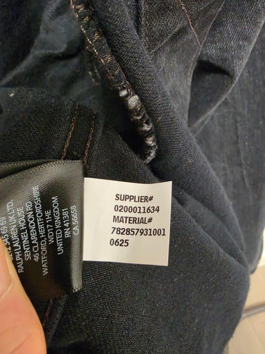 더블알엘 lot271 데님 트러커 자켓 블랙 xxl  상품이미지3