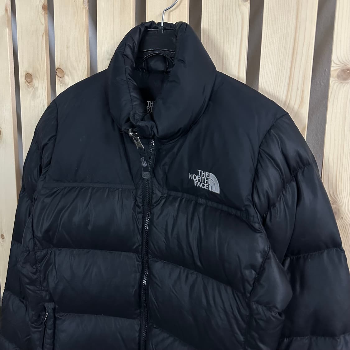 (S) 노스페이스 700 블랙 눕시 구스다운 패딩 상품이미지3