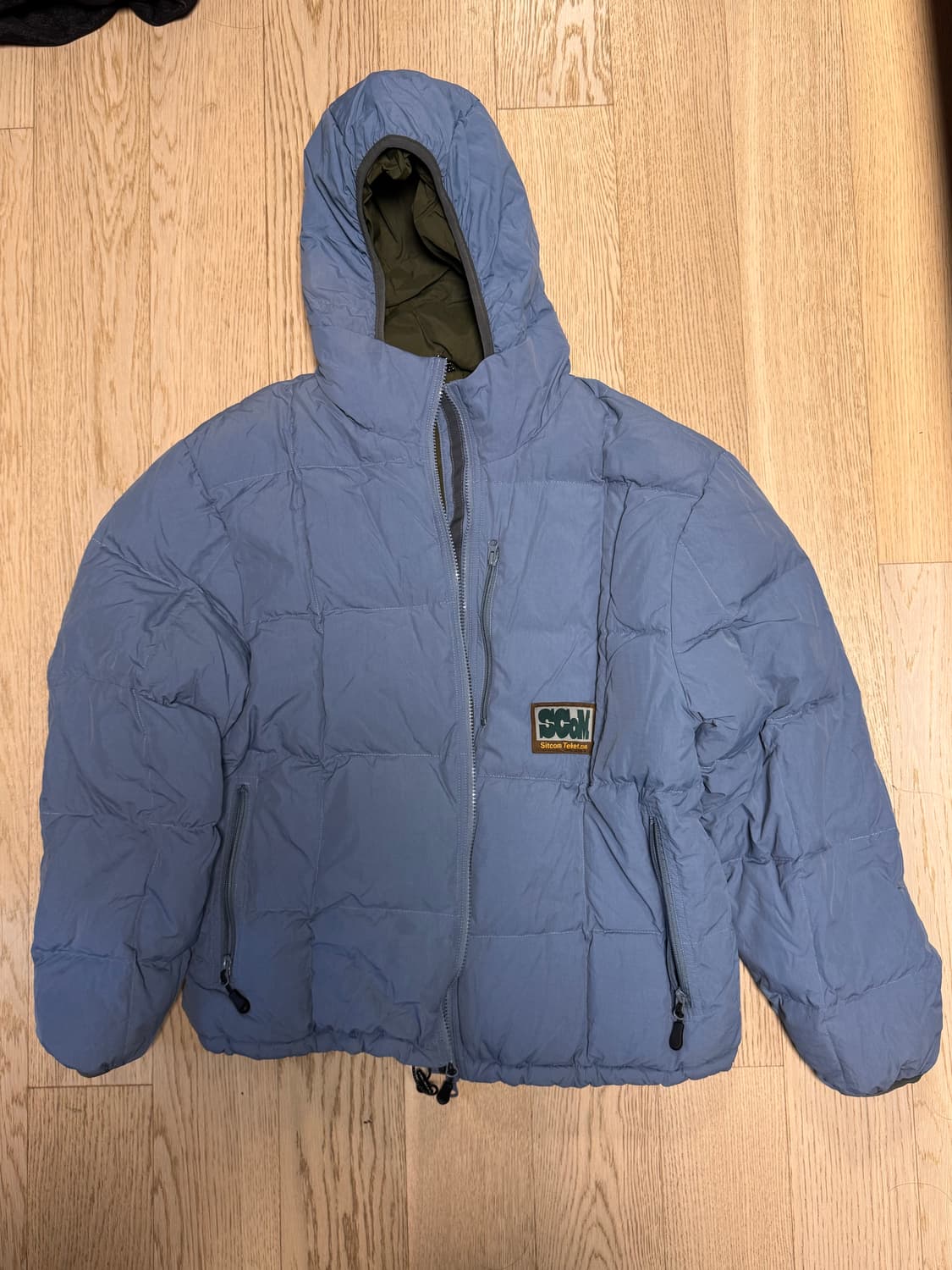 테켓 파파스 패딩 블루 L 판매 상품이미지2