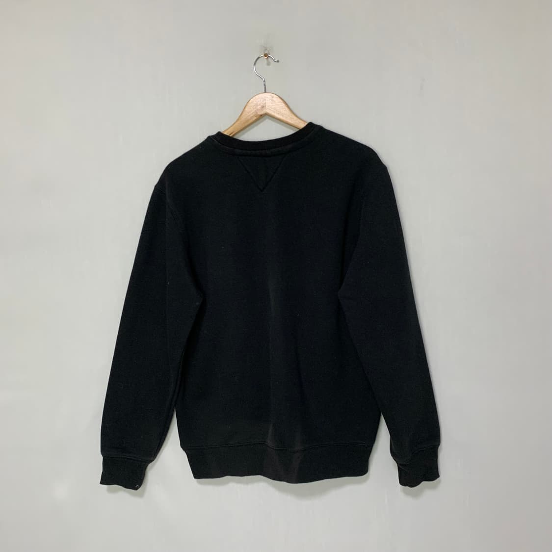 타미힐피거 블랙 맨투맨 티셔츠 빈티지 남녀공용 여성 L 상품이미지4