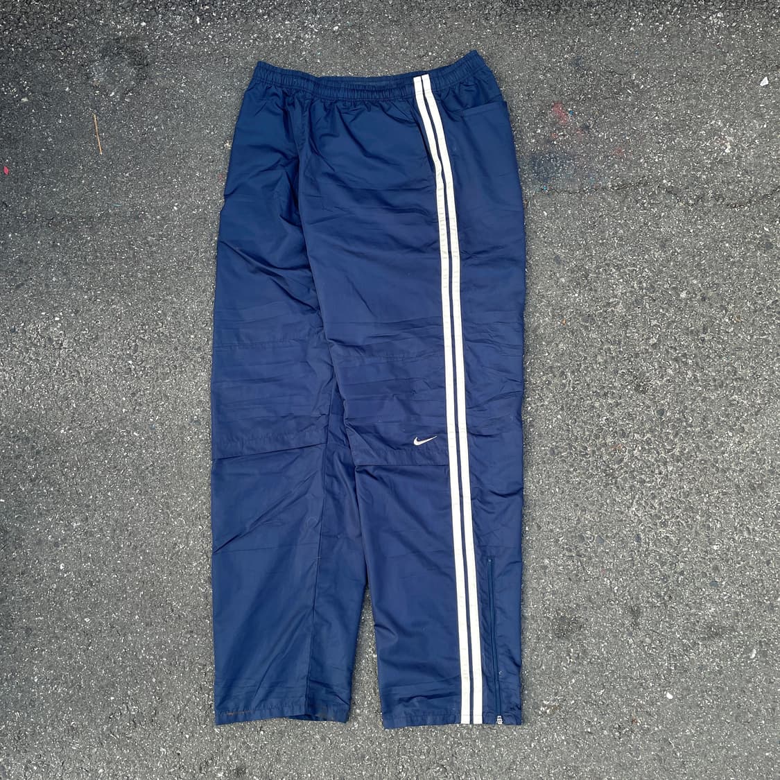 00s 나이키 와이드 사이드라인 트랙팬츠 올드스쿨 팬츠 XXL 상품이미지4