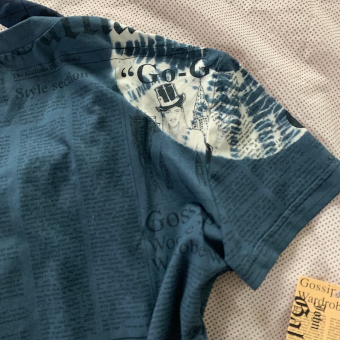 존 갈리아노 음표 프린트 스카프 반팔 상품이미지9