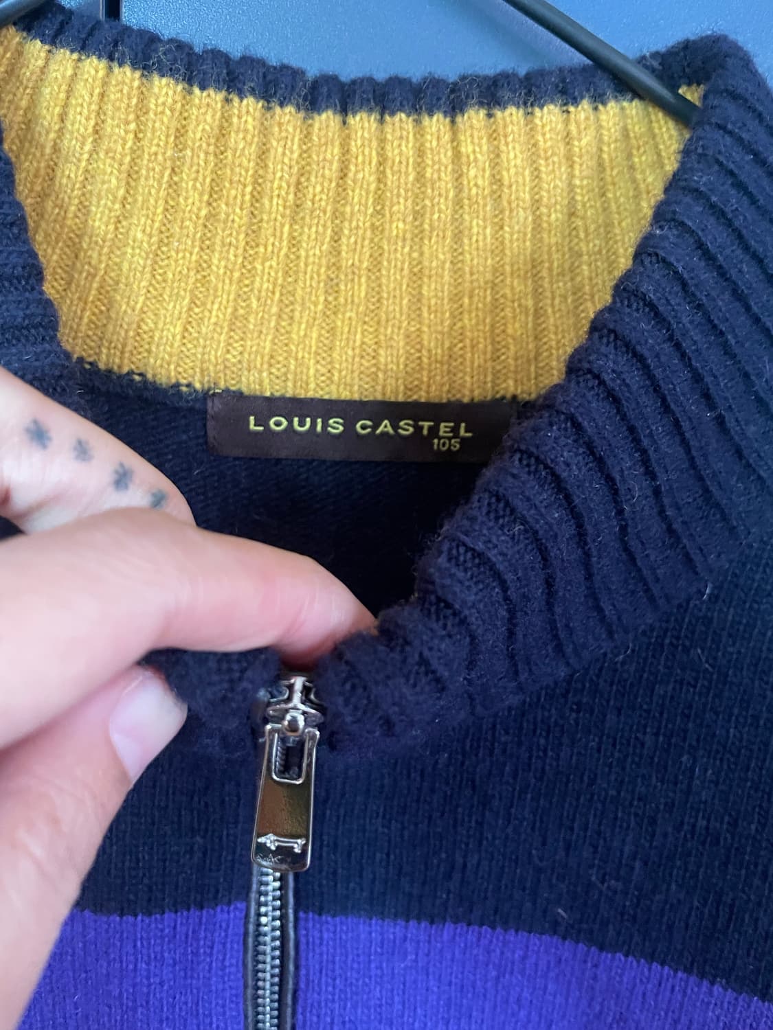 루이까스텔 뮤트 패치색감 아메카지 니트 상품이미지3