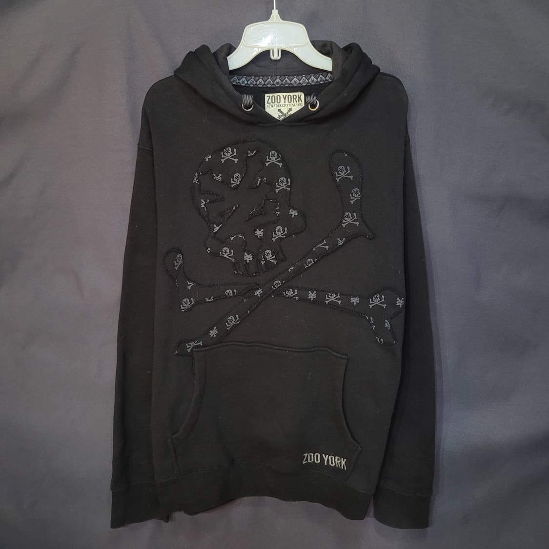 ZOO YORK JAPAN 스컬 빈티지 후드 상품이미지1