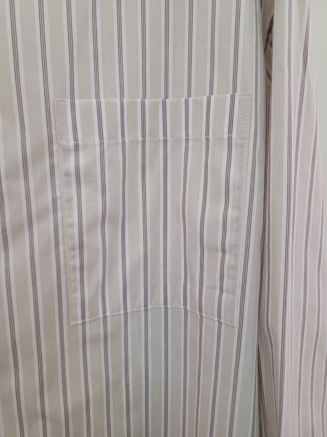 효지 HYOJI 스트라이프 긴팔 셔츠 오버핏 프리사이즈 택달린새제품 상품이미지5