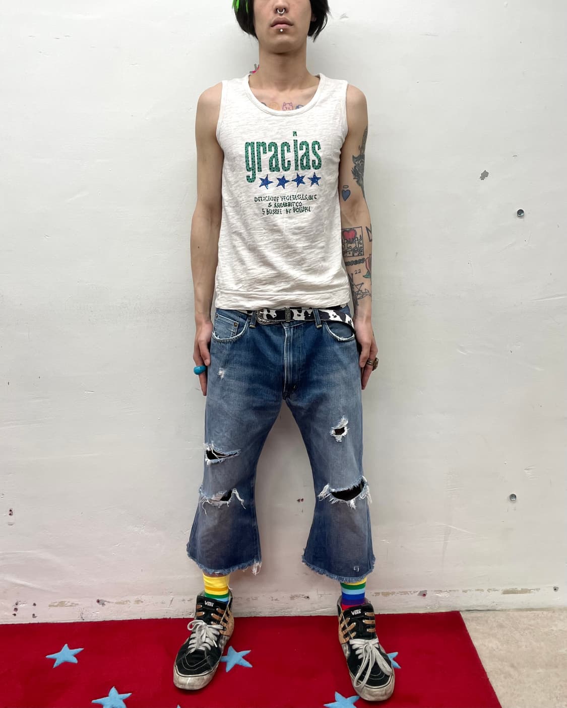 gracias star cubic sleeveless 상품이미지3