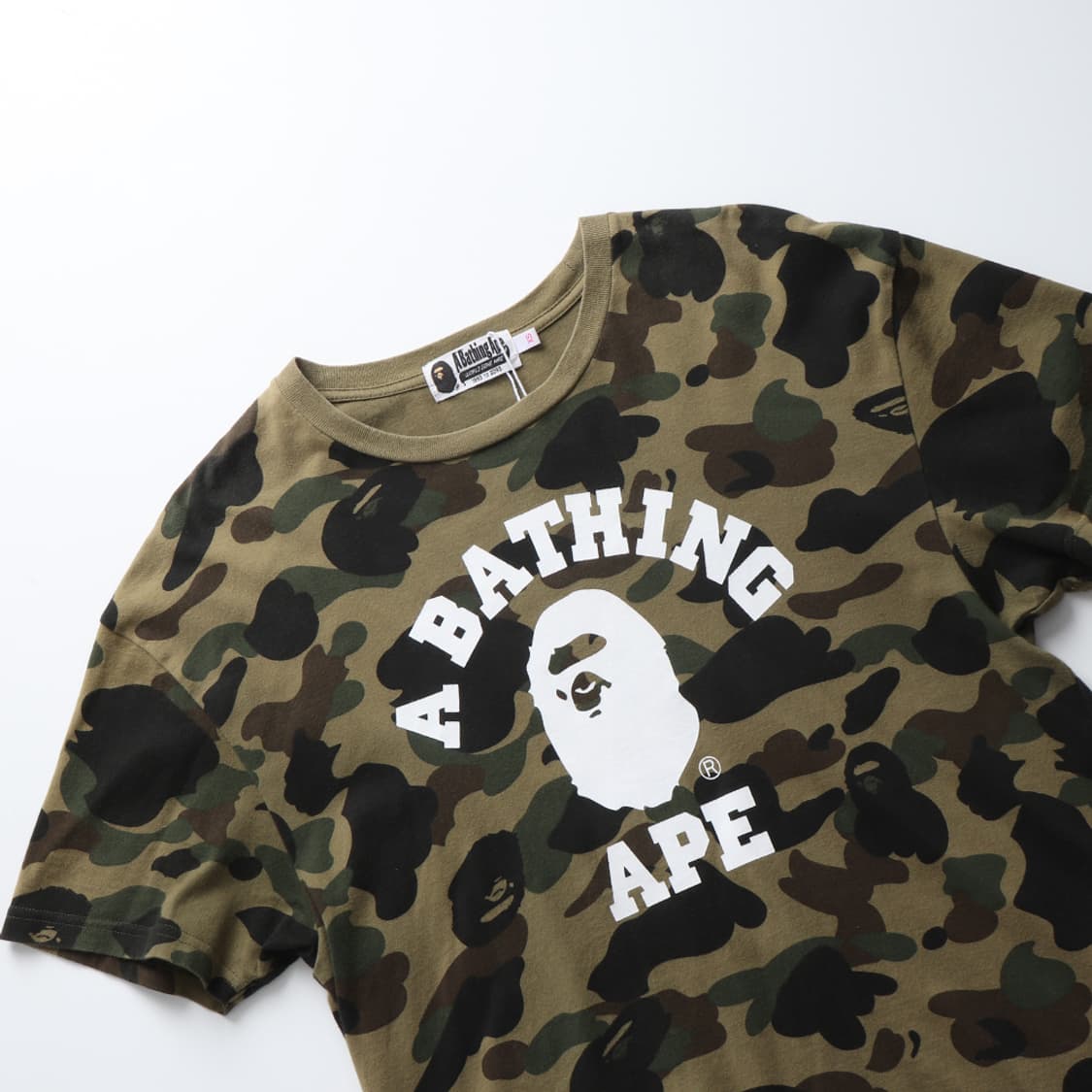 베이프 A BATHING APE 1st Camo College Tee 상품이미지6