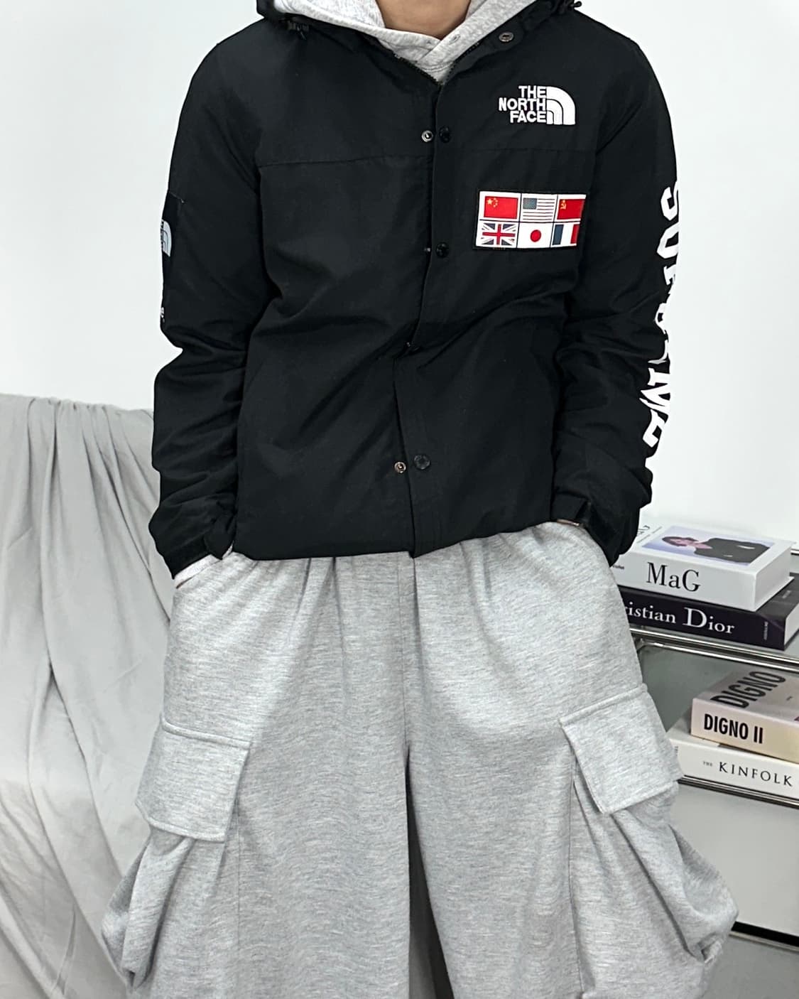 노스페이스 x 슈프림 익스페디션 코치 자켓 M 상품이미지1