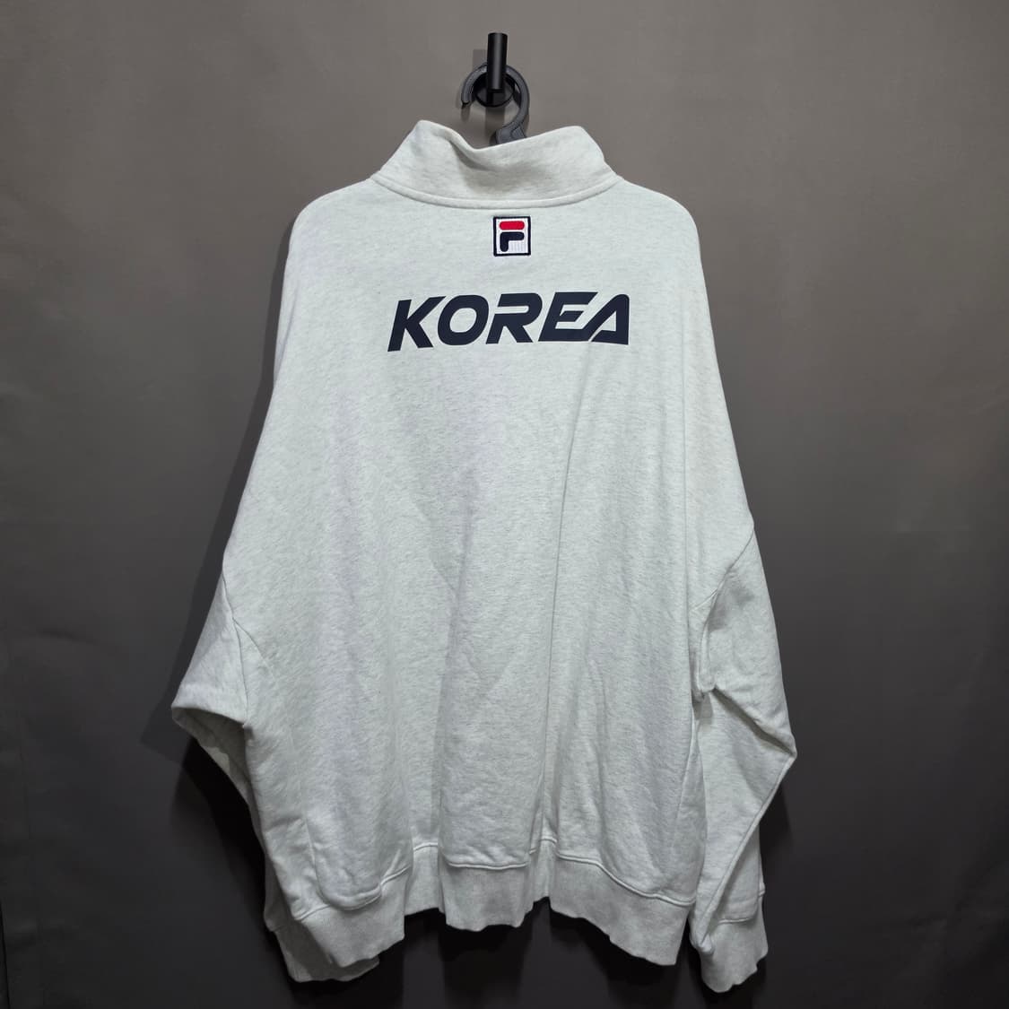 휠라 하프집업 맨투맨 + 태극기 패치 상품이미지3