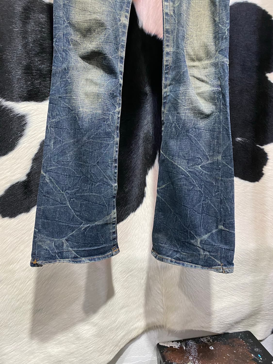 Japanese vtg 백포켓 날개 디테일 로우라이즈 부츠컷 상품이미지5