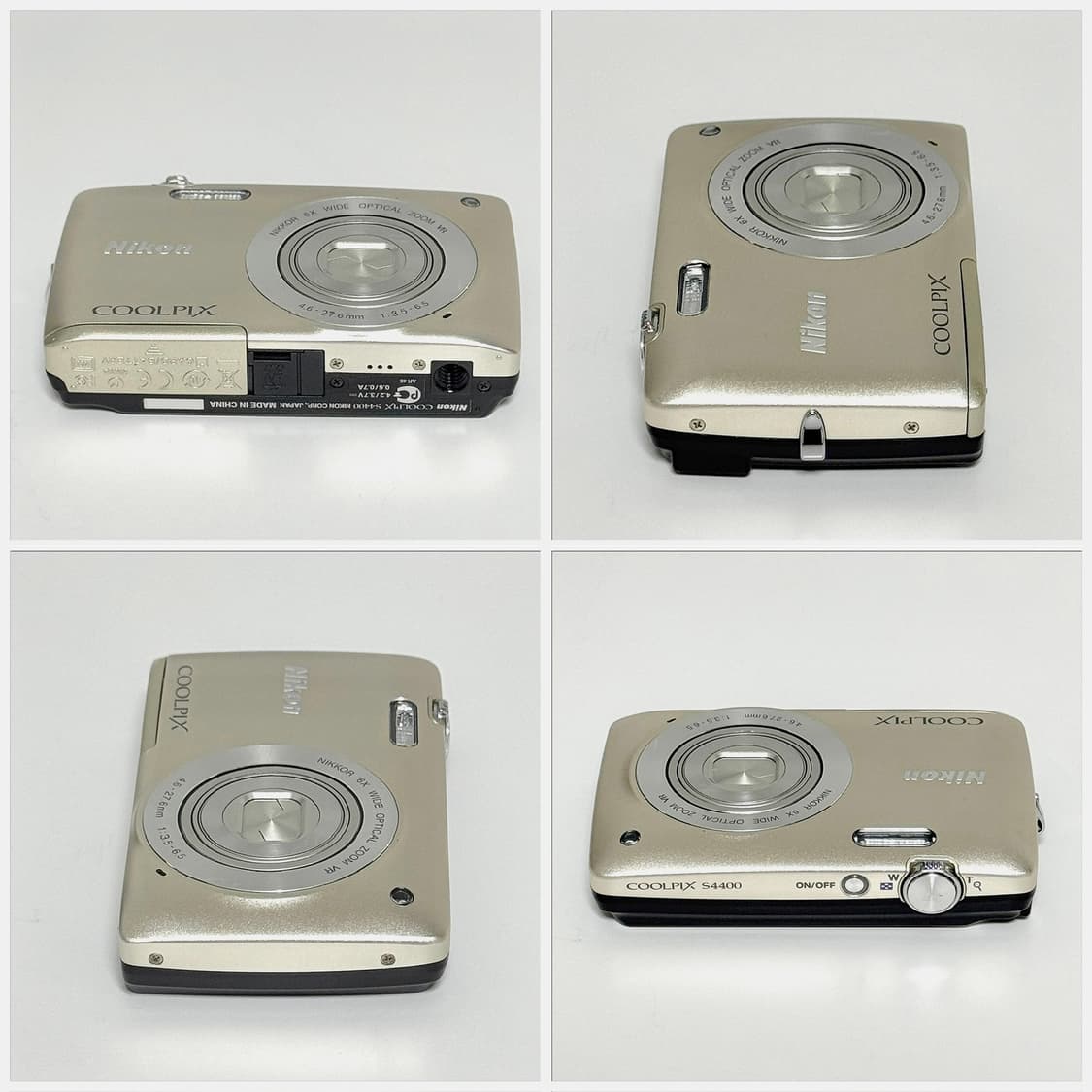 니콘 쿨픽스 S4400 샴페인골드 빈티지디카 상품이미지3