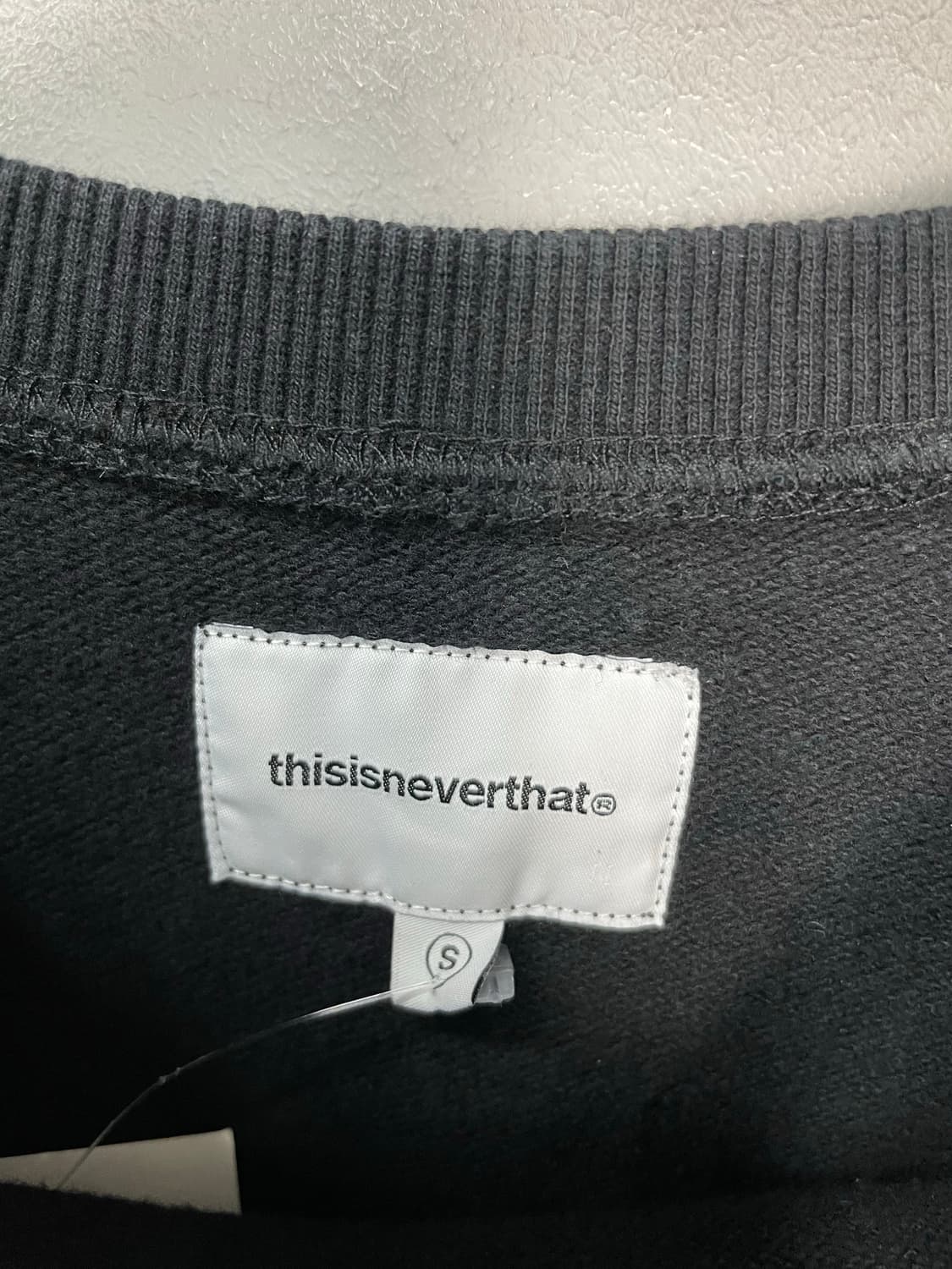 디스이즈네버댓 T.N.T 클래식 블랙 크루넥 맨투맨 H1693 상품이미지5