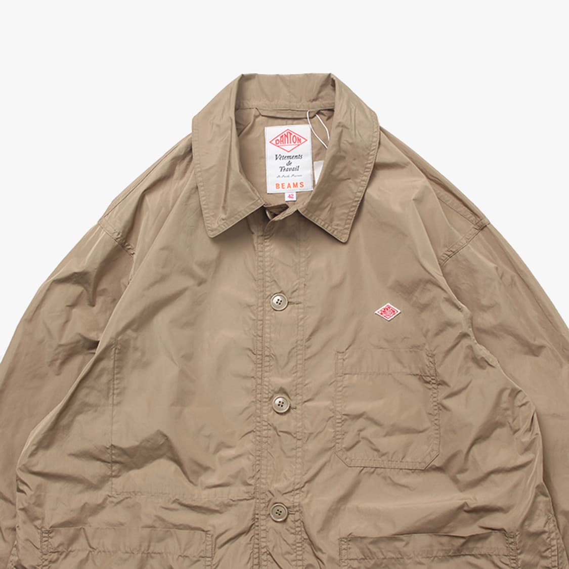 BEAMS X DANTON "Beige Jacket" 상품이미지2