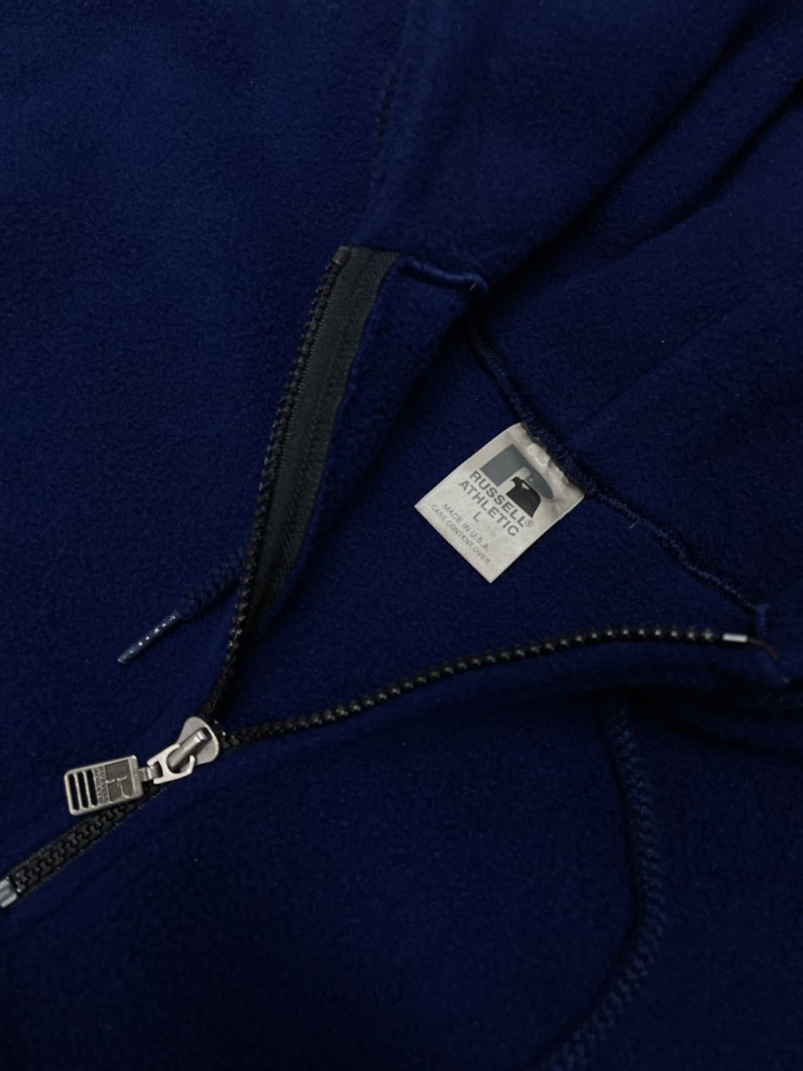 [L]90s Russell 러셀 made USA 플리스 집 후드 후리스 상품이미지5