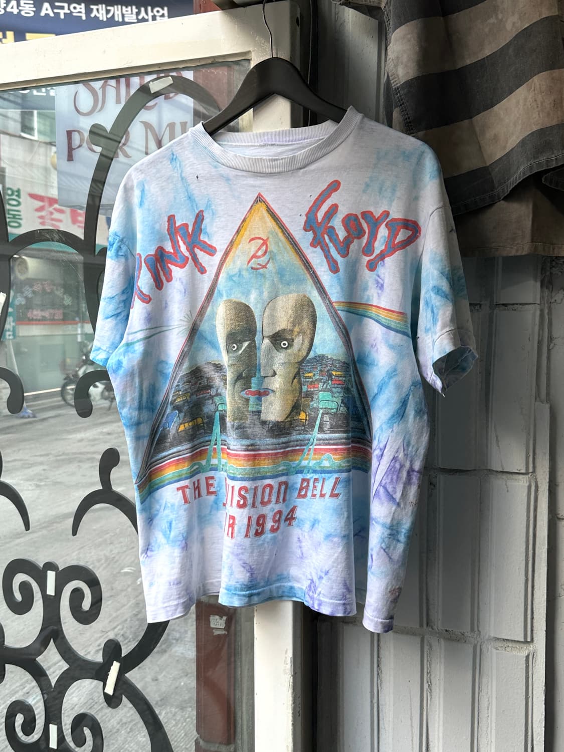 90’s OG 핑크플로이드 디비전벨 티셔츠 타이다이 빈티지 밴드티 상품이미지2