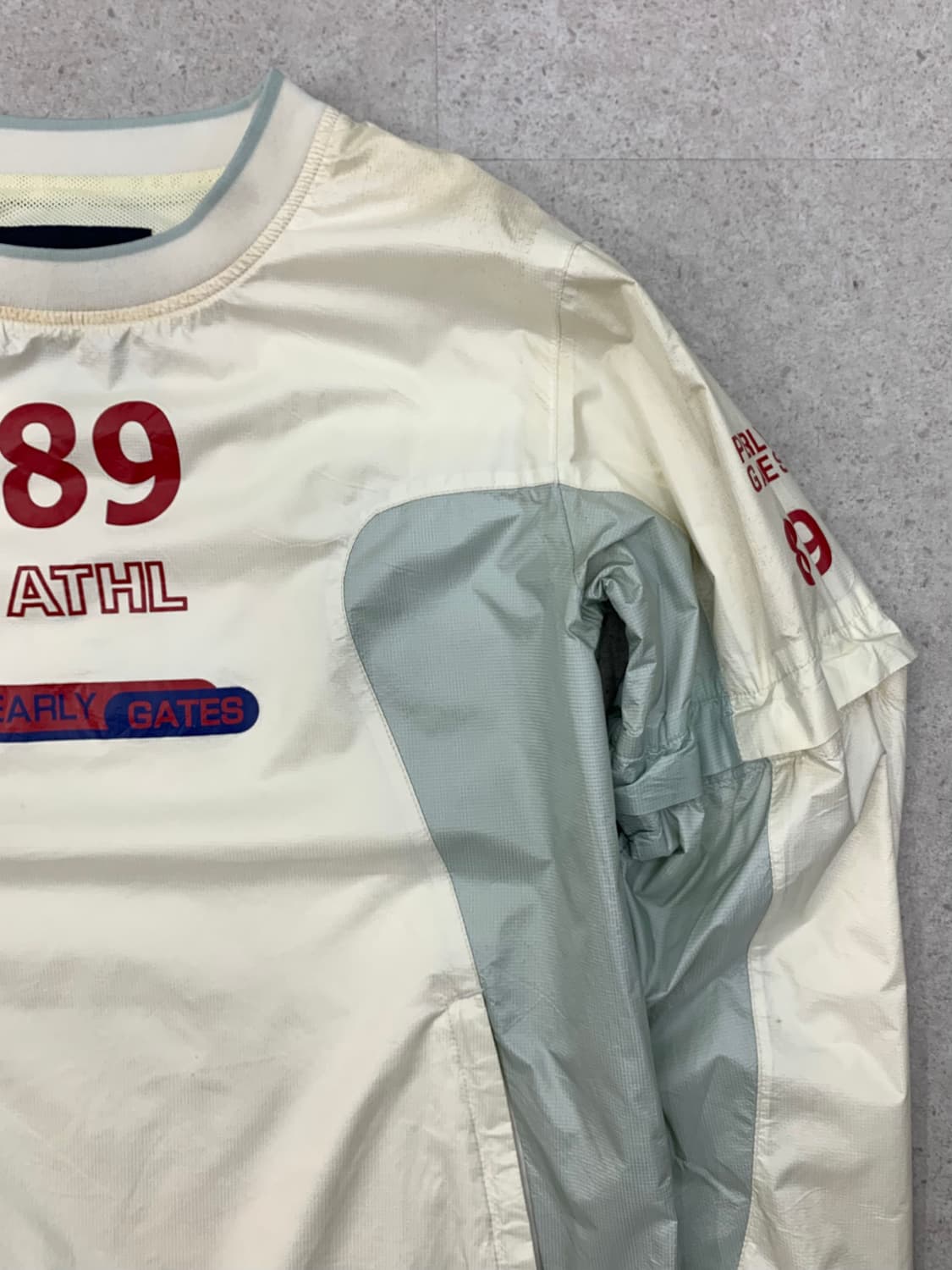 Pearly Gates 파리게이츠 우븐 풀오버 바람막이 상품이미지2