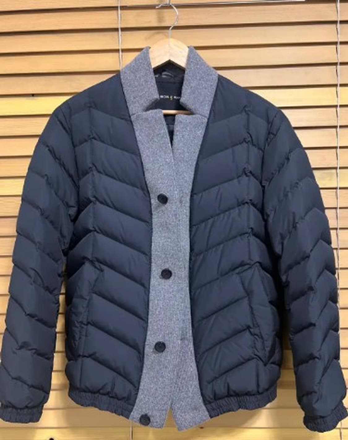 본지플로어 남성 울배색다운패딩자켓 100 상품이미지2