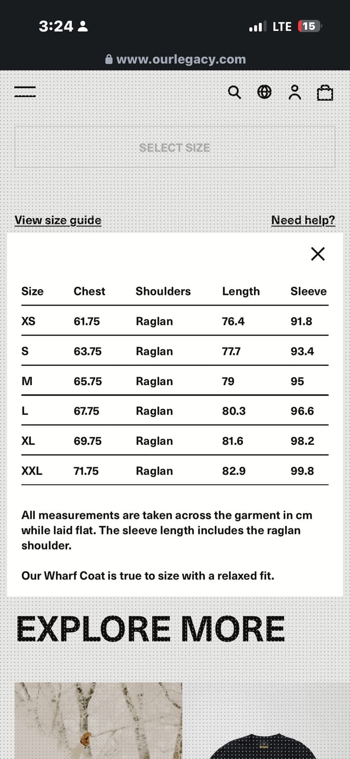 아워레가시 x 팀버랜드 wharf 코트 상품이미지5