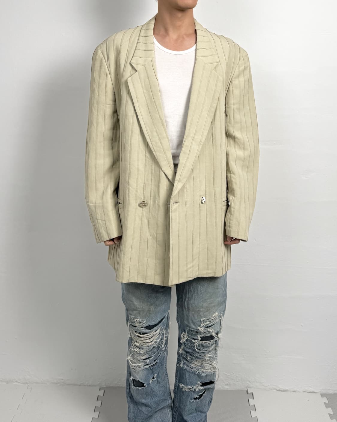 stick out long tailored jacket 상품이미지6
