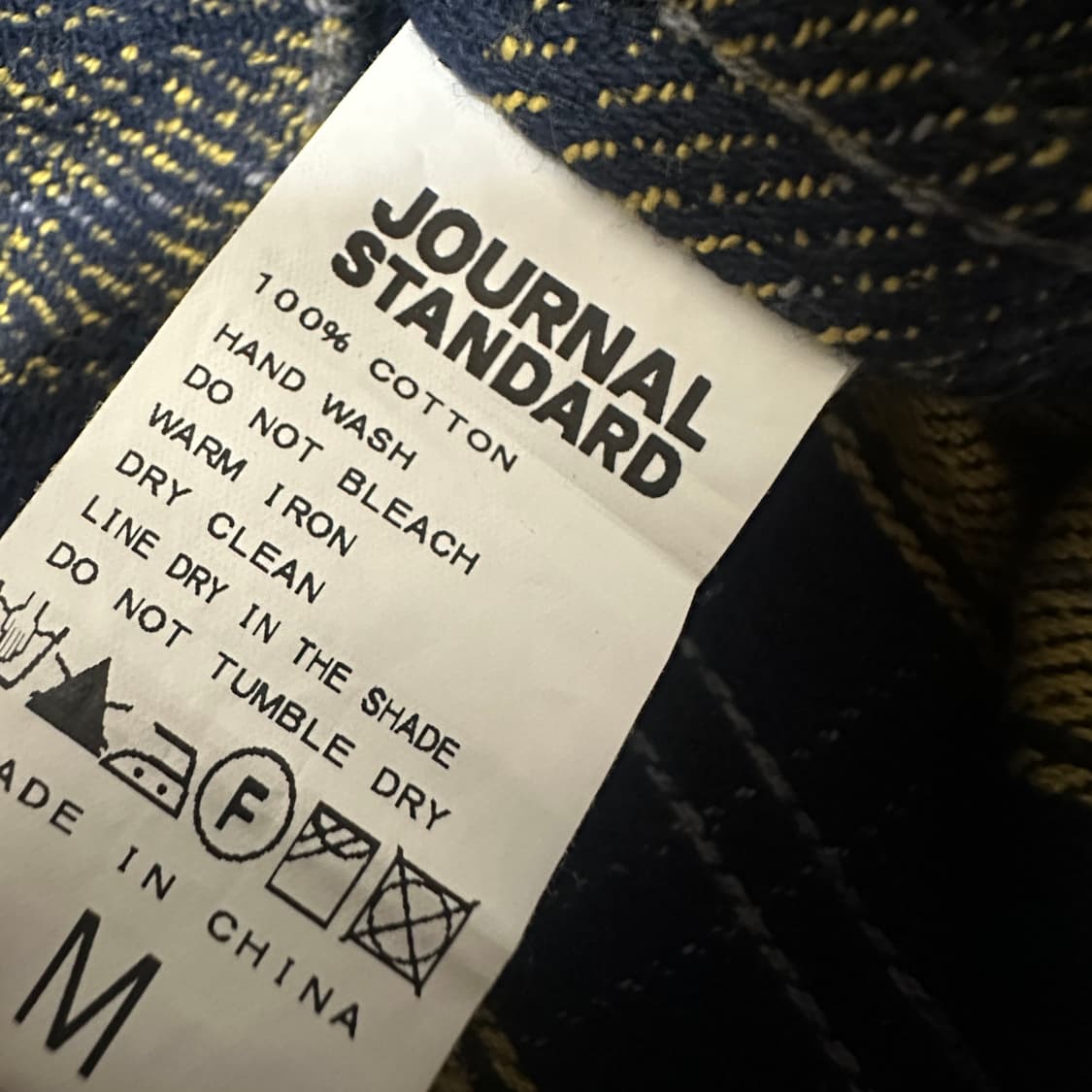 JOURNAL STANDARD cotton check shirt 상품이미지4