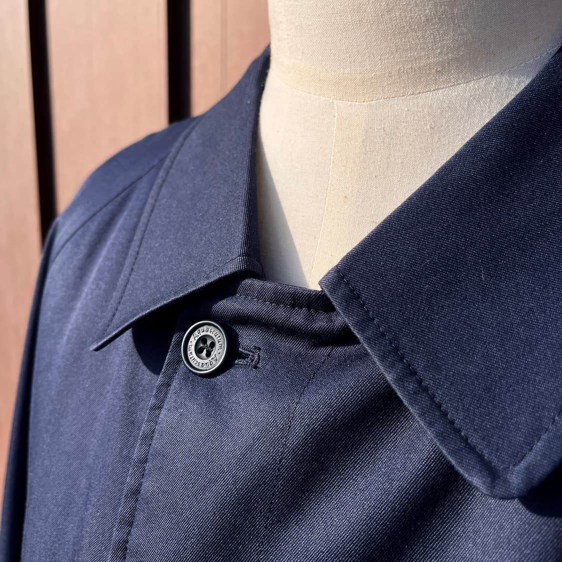 아쿠아스큐텀 잉글랜드 메이드 네이비 발마칸 코트 (울 라이너 포함) 상품이미지6