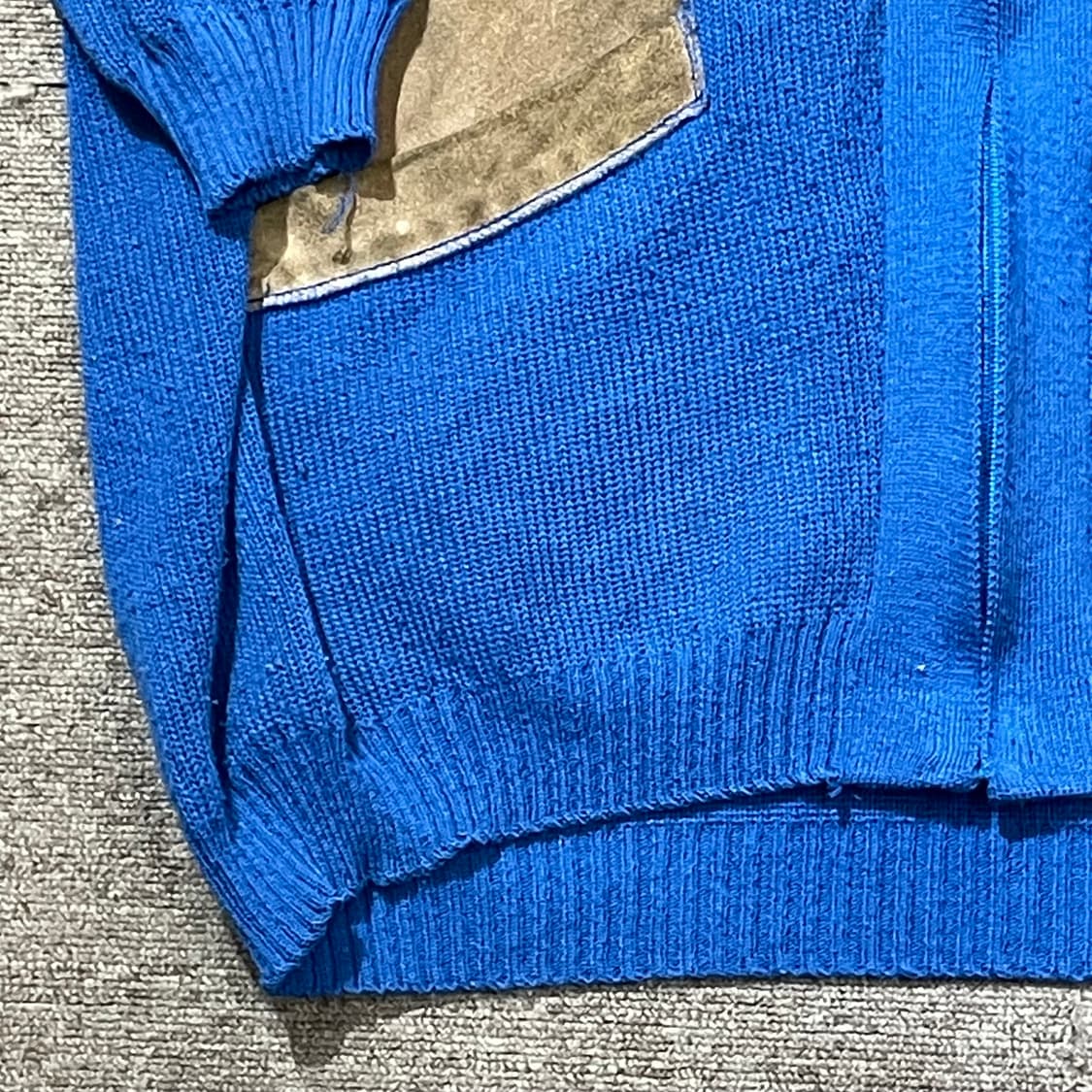 (XL) USA Kandel 블루 슈팅 가디건 상품이미지5