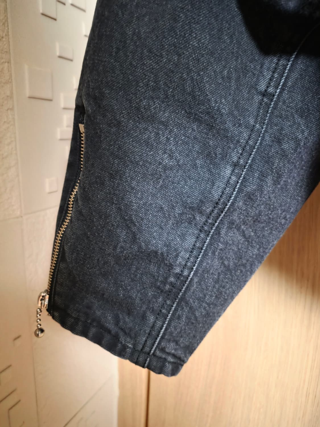 캐피탈 블랙 데님 모토크로스 본 자켓 상품이미지4