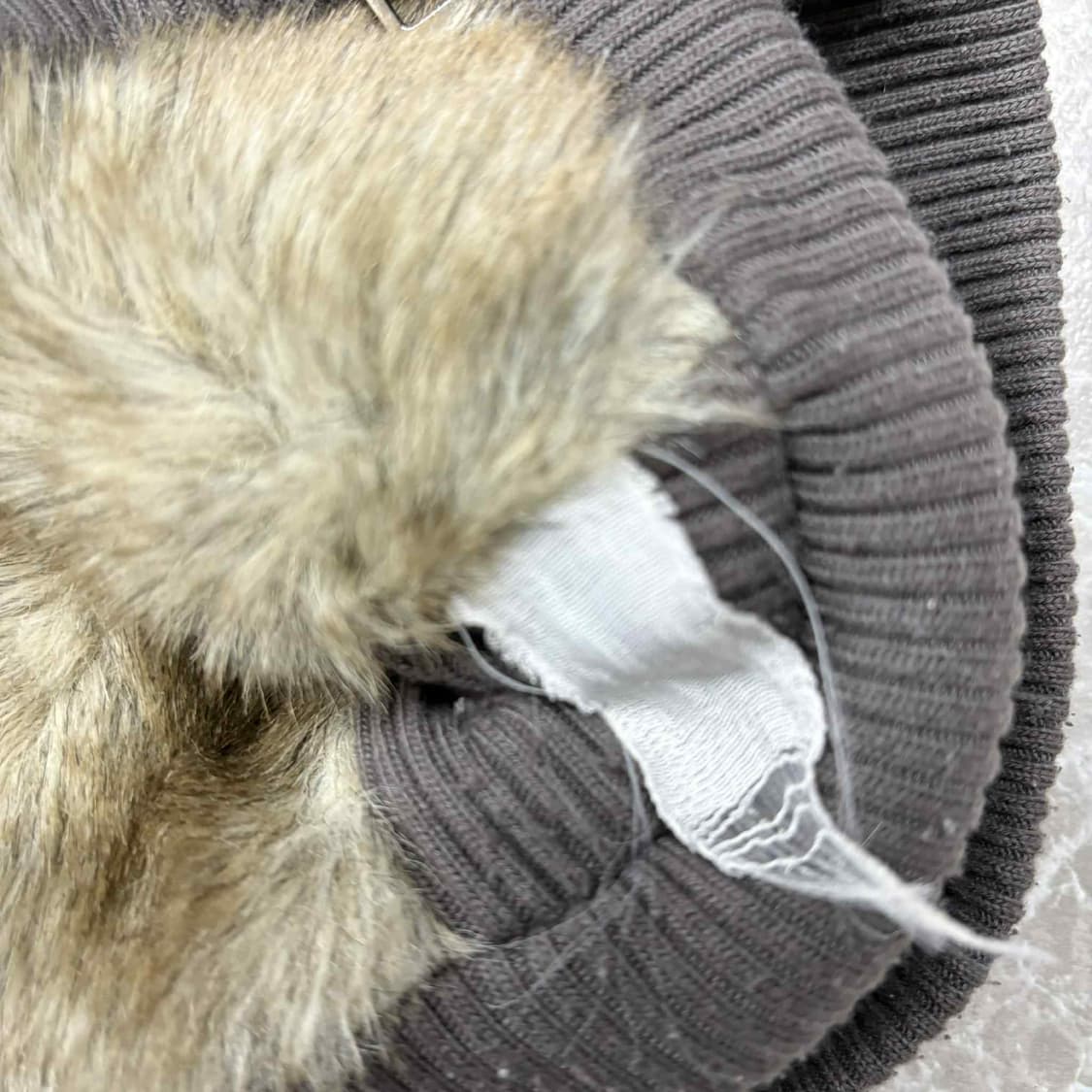 아베크롬비 y2k 울프죠 카키 양털 대장급 후드집업 희귀져지(M) 상품이미지5