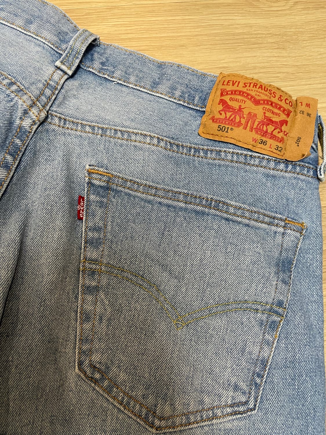 리바이스 501 36/32 상품이미지2