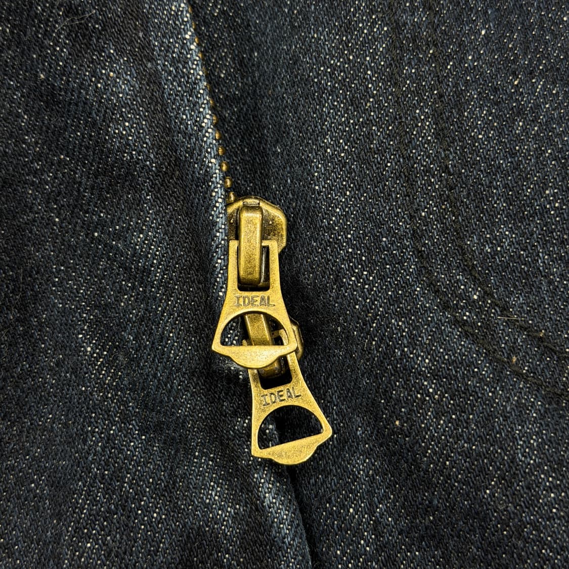 HOUSTON 휴스턴 데님 누빔 후드 자켓 XL 상품이미지6