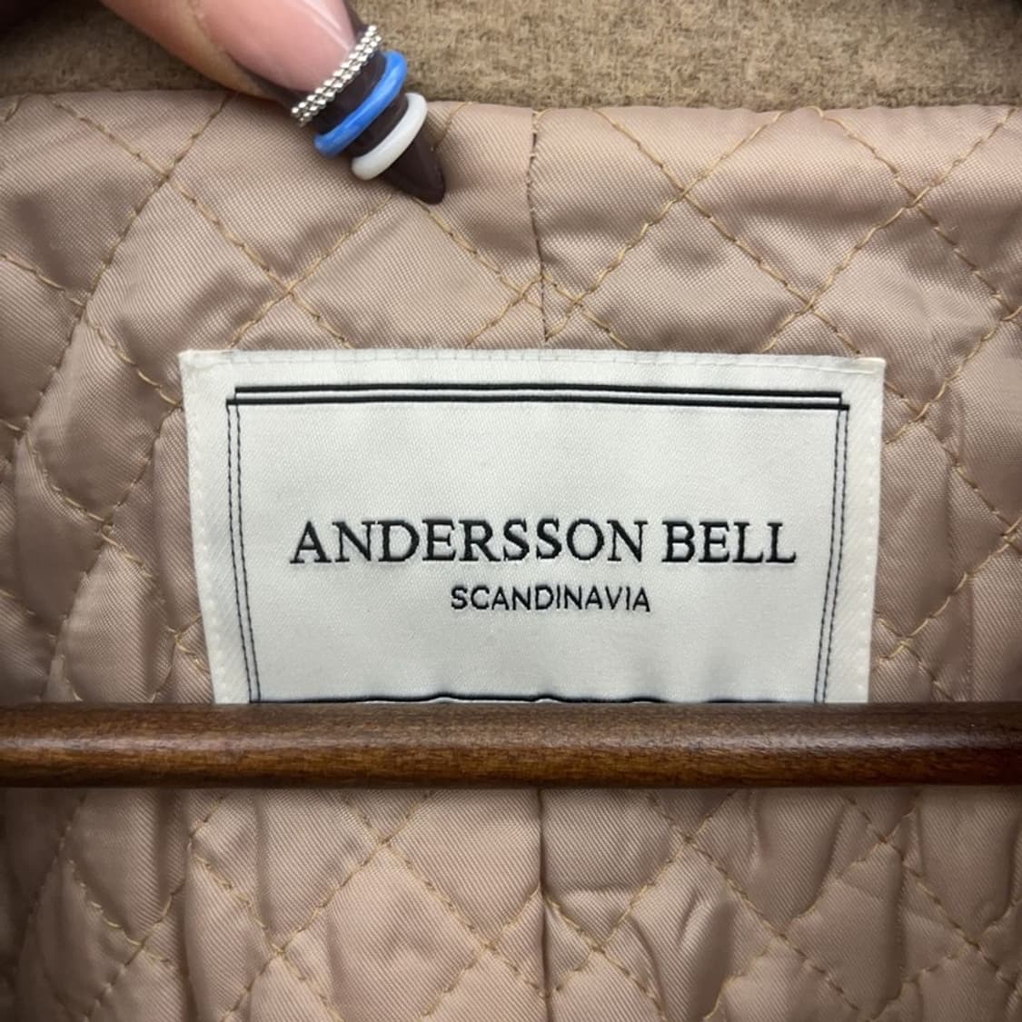 앤더슨벨 모던시크 캐주얼 오버핏 울 코트 M C07577 상품이미지5