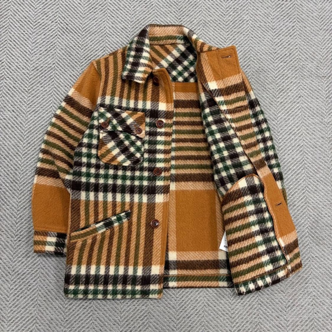 90s VAN Jacket 울 체크 자켓 v3146 상품이미지6