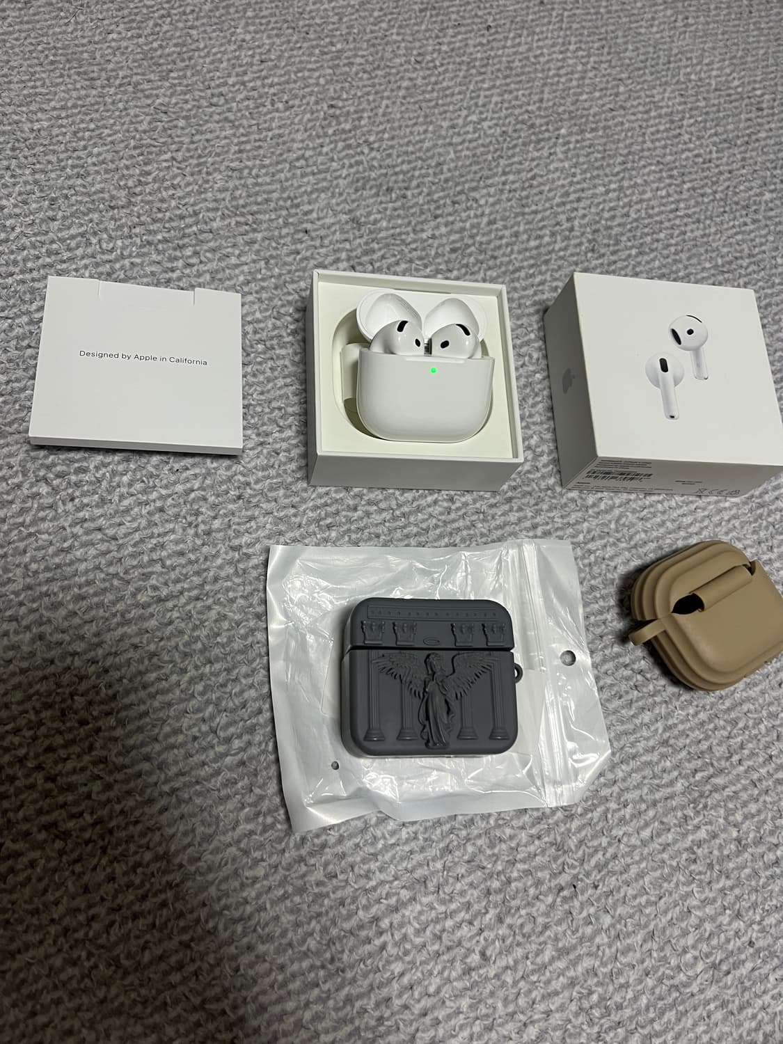 애플 에어팟 4 노이즈캔슬링 박스+케이스 보증기간 O 상품이미지2