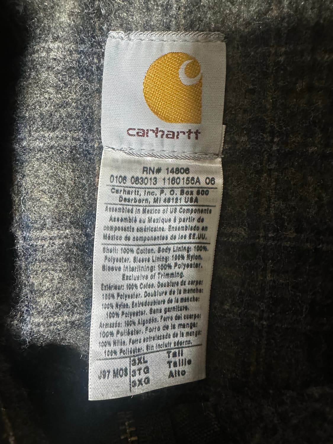 J97 mos그린 3XL 칼하트 디트로이트 자켓 상품이미지3