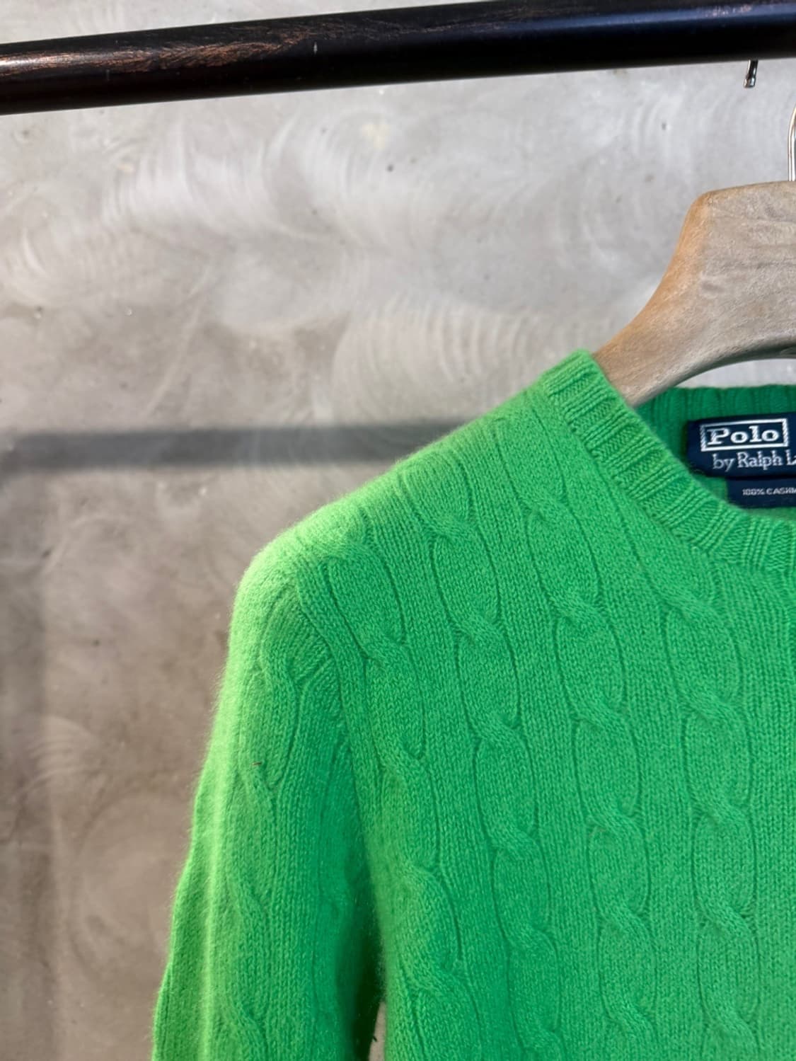 폴로 랄프로렌 캐시미어 케이블 니트 55~66 상품이미지2