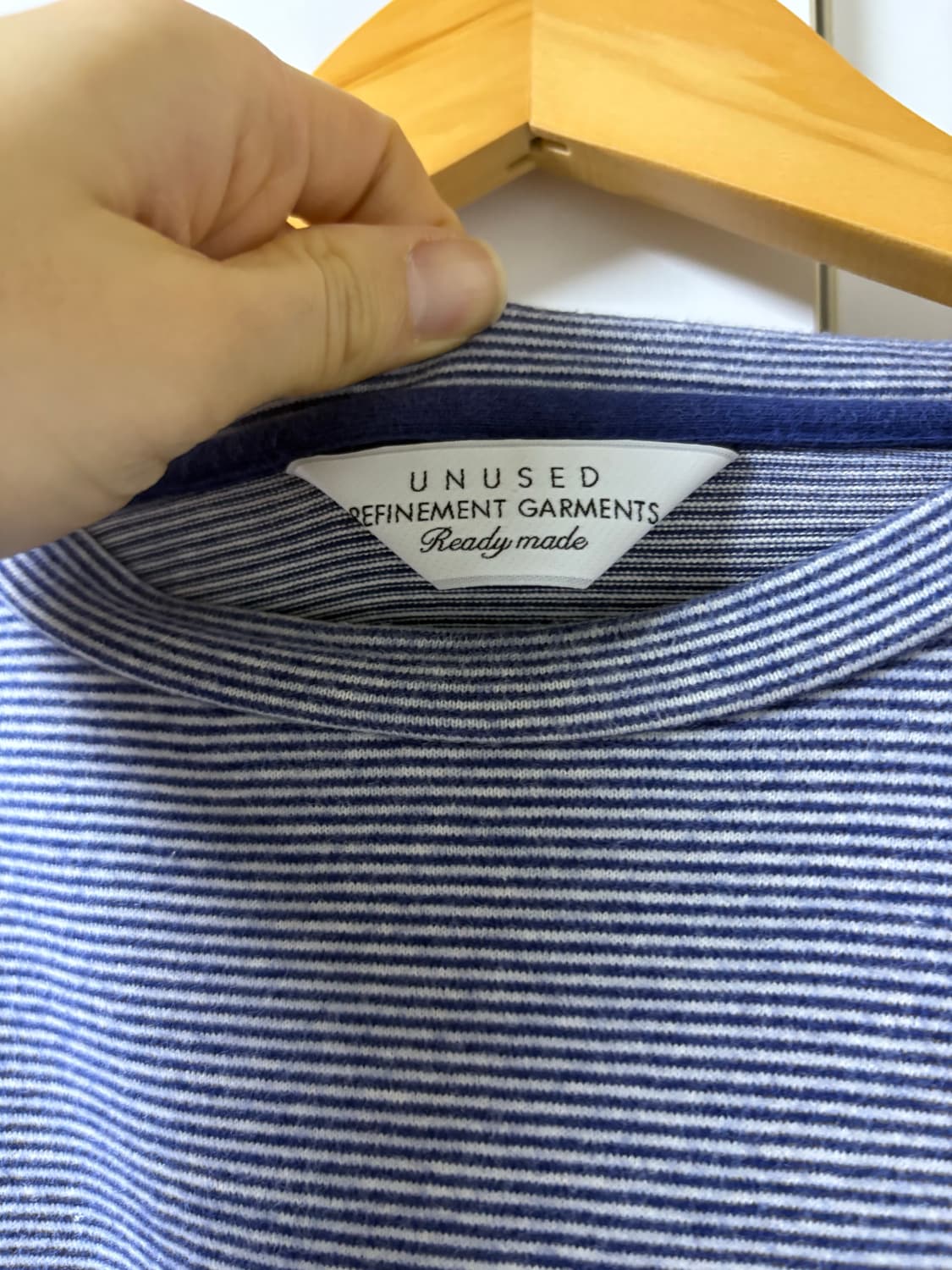 [지드래곤님 착용] 언유즈드 절개 보더티 상품이미지3