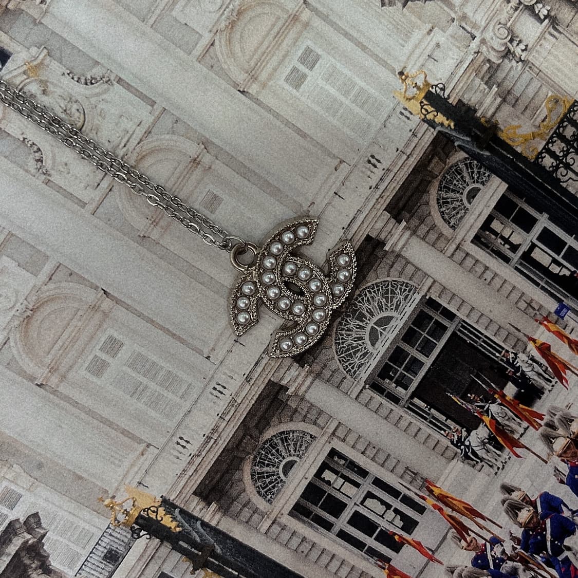 샤넬 듀얼 펄 목걸이 상품이미지2