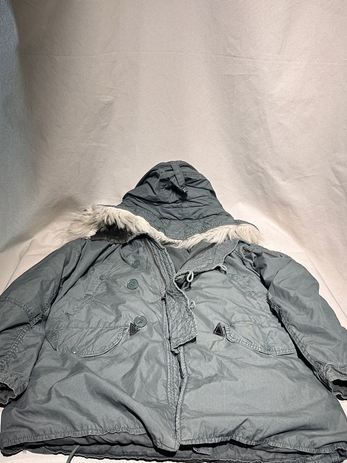 미군 오리지날 N3B 파카 그린비어 상품이미지1