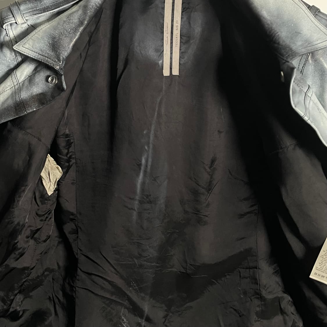 20ss 릭오웬스 테쿠아틀 램스킨 레더자켓 (on.84)   상품이미지10