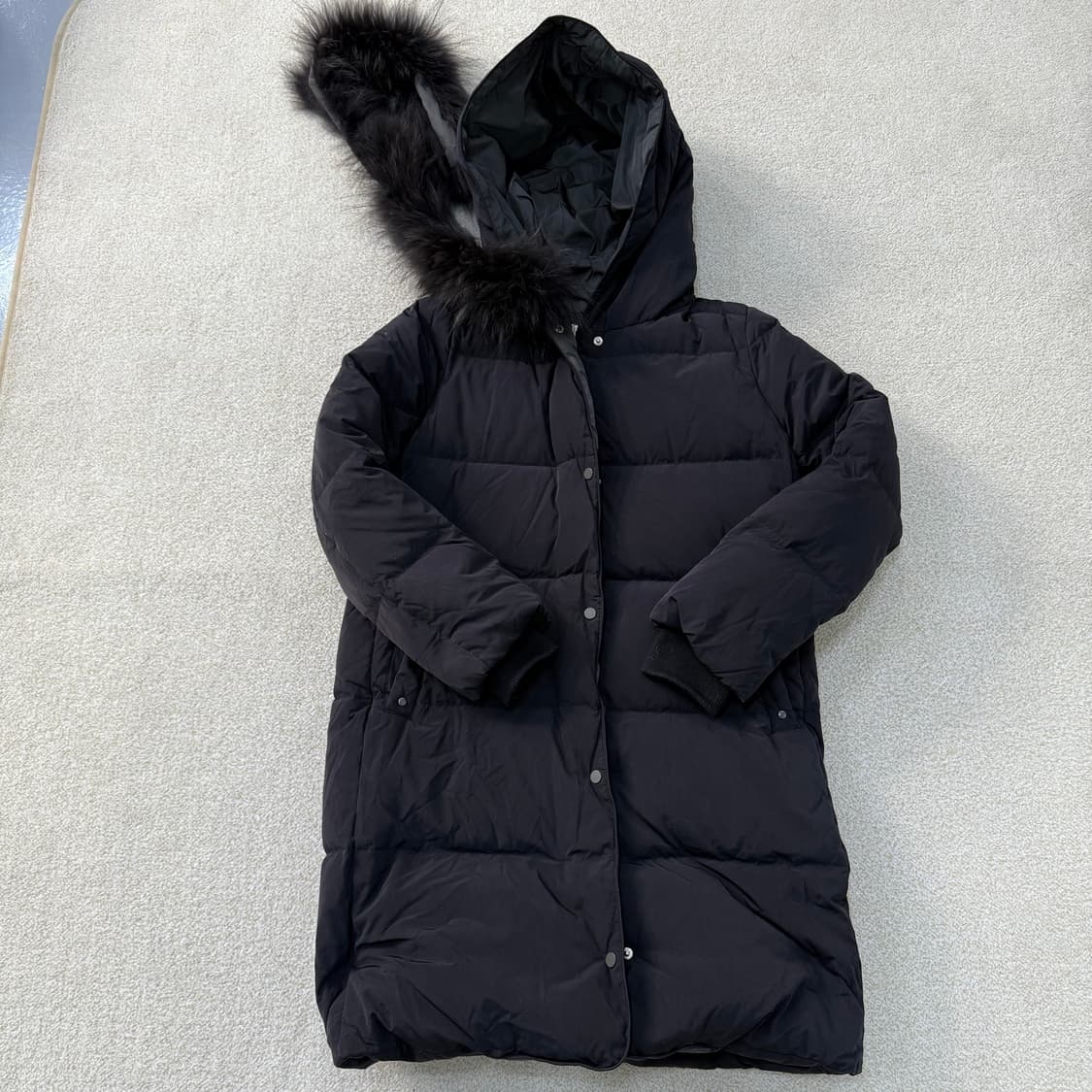 [M] 플라스틱아일랜드 여성 덕다운 롱패딩 0105T1 상품이미지1