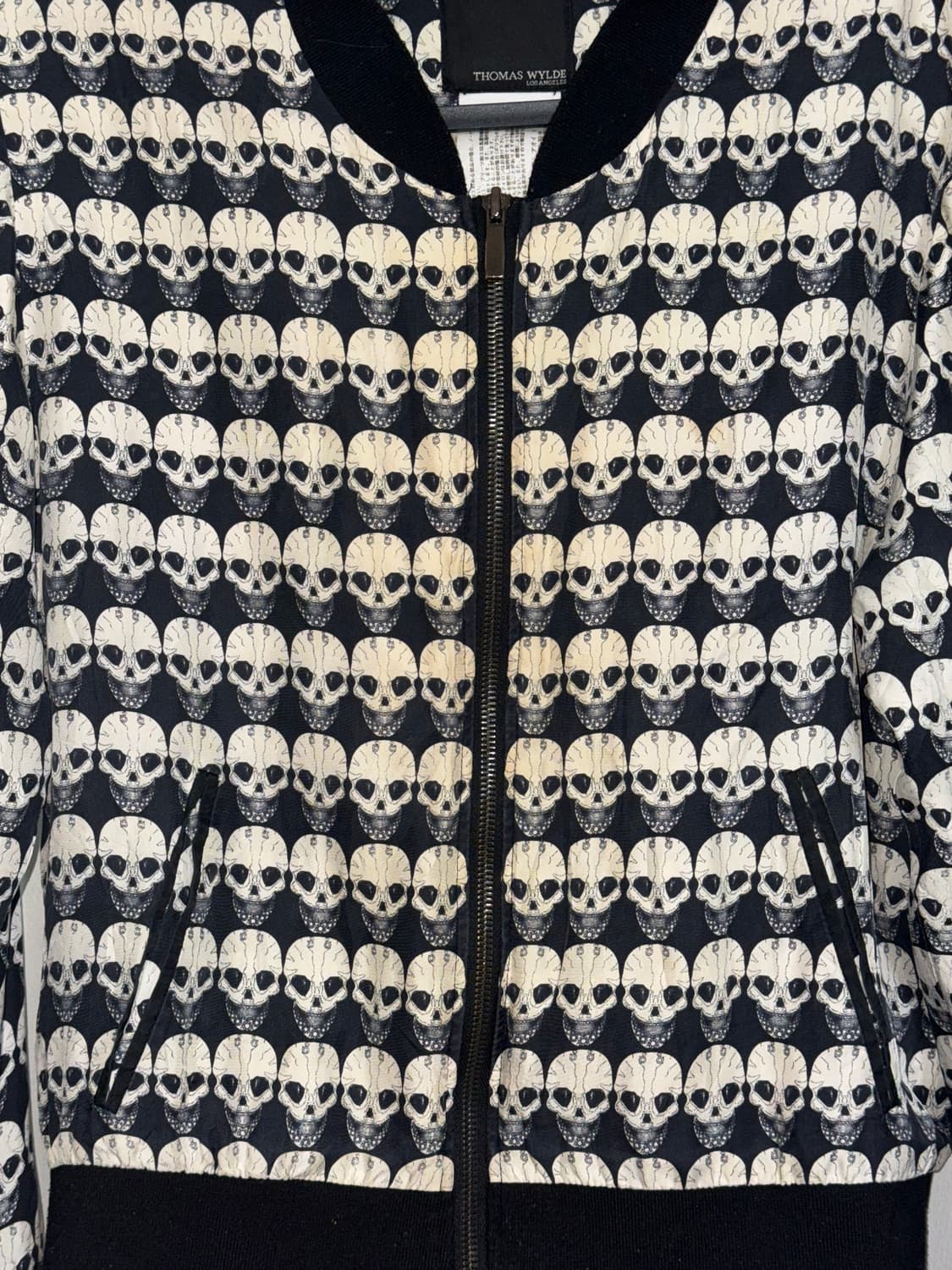 THOMAS WYLDE 스컬 프린팅 펑크 봄버 자켓 상품이미지2