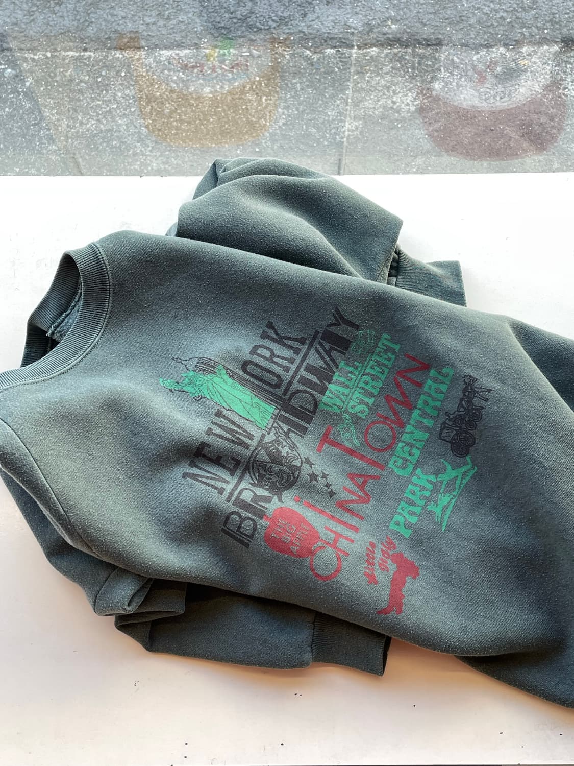 90’s USA “New york”vintage Sweatshirt 🗽 상품이미지6