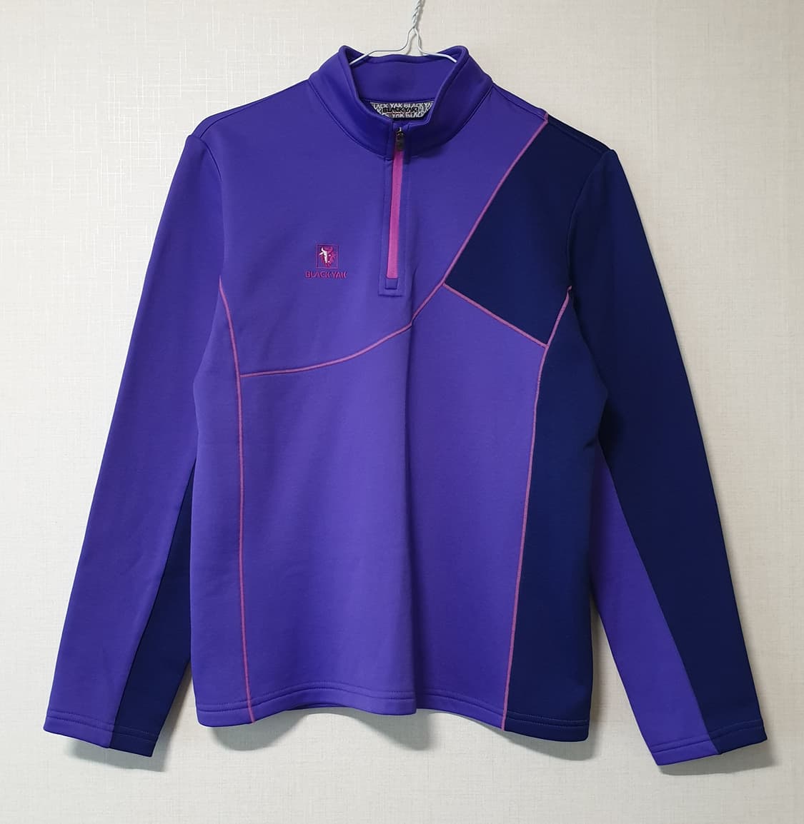 블랙야크 기모 반집업 긴팔티 95사이즈 상품이미지1